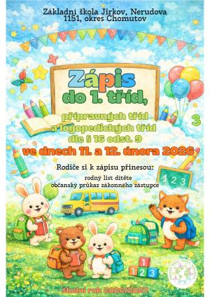 Informace o zápisech do1. tříd 1